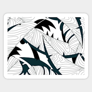 TROPICAL LEAVES #1 Magnet